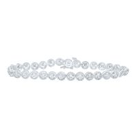 1/10CTW-NAT DIA P1 GIFT BRACELET (7 INCH)