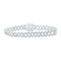 2 CT-DIA P4 10MM GIFT CUBAN BRACELET (8 INCH)