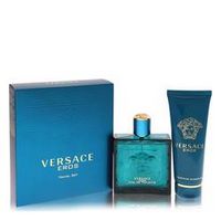 Versace Eros Gift Set By Versace 3.4 oz + 3.4 oz Shower Gel