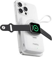 Magnetic Power Bank with iwatch Charger, 10000mAh Magnetic Portable Charger for iPhone