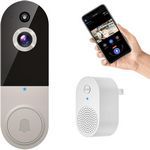 Smart Wireless Video Doorbell Camera, AI Human Detection, 2.4G WiFi