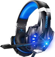 Stereo Gaming Headset for PS4 PC Xbox One PS5 Controller, Noise Cancelling Over Ear Headphones