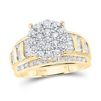 10K Yellow Gold Round Diamond Bridal Engagement Nicoles Dream Collection Ring 1- 0.50 Cttw