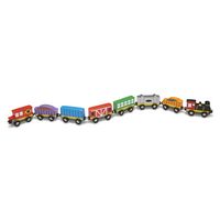 Magnetic Wooden Train Cars