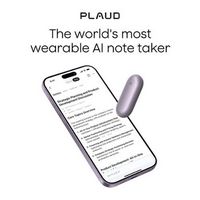 PLAUD - NotePin Memory Capsule Smart AI Voice/Audio Recorder - V2 - Sunset Purple