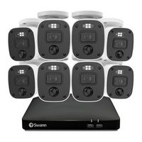 Swann - SwannForce 4K Security Camera System, 8x Bullet Analog CCTV Cameras, Microphone and Siren...