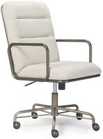 Finch - Franklin Upholstered Office Chair - Fabric - Soft White