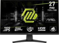 MSI - MAG 272FB E20 27" Rapid IPS LCD FHD 200Hz 0.5ms Adaptive sync Gaming Monitor with HDR Ready...