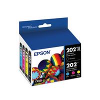 Epson - 202 Claria Ink High Capacity Black &amp; Standard Color Cartridge Combo Pack (T202XL-BCS) - B...