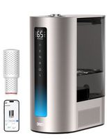 Dreo - 1.6 Gal Smart Ultrasonic Warm &amp; Cool Humidifier with Dual Aroma Pad Tray, HM813S - Champagne