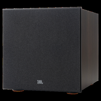 JBL - Stage 200P 10-Inch Powered Subwoofer - Espresso