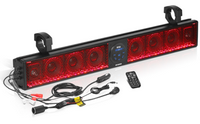 BOSS Audio - ATV UTV 36-Inch Amplified Sound Bar, 4-Inch Speakers, 1-Inch Tweeters, IPX5 Weatherp...