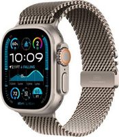 Apple Watch Ultra 2 (GPS+Cellular) 49mm Titanium Case with Natural Titanium Milanese Loop - Small...