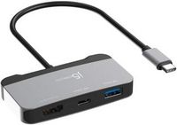 j5create - USB-C to USBTM 10Gbps & HDMITM 4K144Hz Adapter - Space Gray/Black