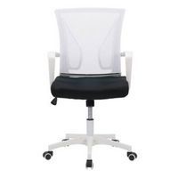 CorLiving - Workspace Mesh Back Office Chair - White and Black