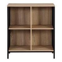 OSP Home Furnishings - Ace 4 Cube Storage/Bookcase - River Oak