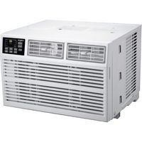 Whirlpool - 550 Sq. Ft. 12,000 BTU 230V Window Mounted Air Conditioner with Supplemental Heat - W...