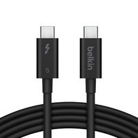 Belkin - 3.3ft USB-C Thunderbolt 5 Cable w/ 240W Power Delivery, Bandwidth Boost Up to 120Gbps, a...