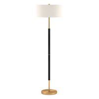 Camden&Wells - Letta Floor Lamp - Obsidian/Brass