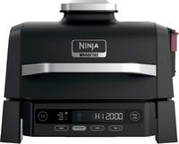 Ninja - Woodfire Outdoor Grill & Smoker, 4-in-1 Functionality, Authentic Woodfire Flavors, Electr...