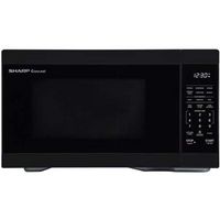 Sharp - 1.4 Cu Ft. Countertop Microwave Oven - Black