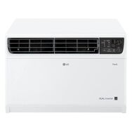LG - 14,000 BTU DUAL Inverter Smart Wi-Fi Enabled Window Air Conditioner - White