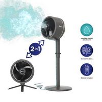 Shark - FlexBreeze Outdoor &amp; Indoor Fan with InstaCool Misting Attachment, Cordless &amp; Corded, Ped...