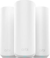 NETGEAR - Orbi 370 Series BE5000 Dual-Band Mesh Wi-Fi 7 System (3-pack) - White