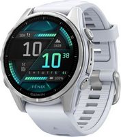 Garmin - fēnix 8 AMOLED  GPS Smartwatch 43mm Fiber-reinforced polymer - Silver