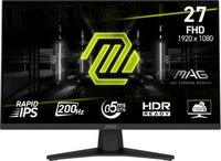 MSI - MAG 274F 27" Rapid IPS LCD FHD 200Hz 0.5ms FreeSync Gaming Monitor with HDR ready (DisplayP...