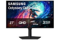 Samsung - 27" Odyssey OLED G6 (G61SH) QHD 240Hz 0.03ms, AMD FreeSync Premium, Glare Free Gaming M...