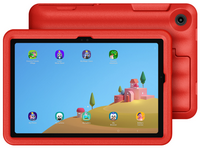 Samsung - Galaxy Tab A9+ Kids Edition 11" 64GB with Puffy Cover - Wi-Fi - Red