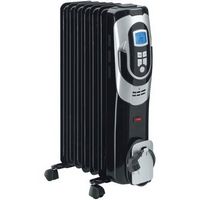 Lifesmart - 1500W Digital Oil Filled Radiator - Black