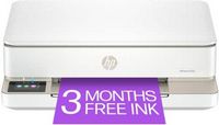 HP - Envy 6155e Wireless All-in-One Inkjet Printer with 3 months of Instant Ink included with HP+...