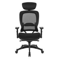 OSP Home Furnishings - Executive Breathable Mesh Chair - Black