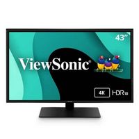 ViewSonic - VX4381-4K 42.5&quot;  LCD 4K UHD Monitor with HDR (DisplayPort USB, HDMI) - Black