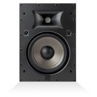 JBL - Studio 6 8&quot; 2-Way In-Wall Speaker with Compression Tweeter - Black