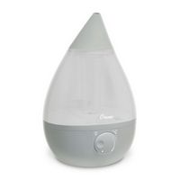 CRANE - 1 Gal. Drop Ultrasonic Cool Mist Humidifier - Grey