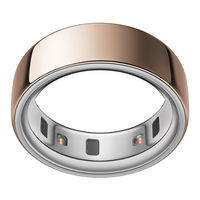 Oura Ring 4 - Smart Ring - Size Before You Buy with Oura Ring 4 Sizing Kit - Size 15 - Rose Gold