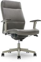 La-Z-Boy - Baylor Modern Bonded Leather Executive Chair - Gray - Bonded Leather