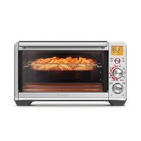 Breville - Smart Oven Air Fryer Compact, 0.5 Cubic Feet Toaster Oven - Brushed Stainless Steel