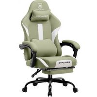 GTPlayer - GT905 Adjustable Gaming Chair with Breathable Fabric - Green