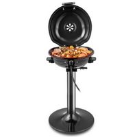 Costway - Outdoor Portable 1600W Electric BBQ Grill with Temperature Control & Grease Collector B...