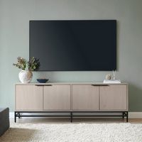 Camden&Wells - Marina TV Stand for Most TVs up to 78" - White Wash