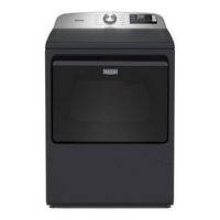 Maytag - 7.4 Cu. Ft. Smart Gas Dryer with Extra Power - Midnight Steel