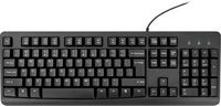 Best Buy essentials™ - Full-size Wired Membrane Keyboard - Black