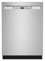 Maytag - 24" Front Control Built-In Tub Dishwasher with Dual Power Filtration, PowerBlast Cycle, ...