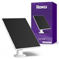 Roku - Solar Panel USB-C 2025 for Battery Camera & Battery Plus Only – DIY Install, IP65 Weather ...
