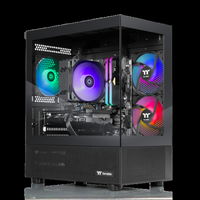 Thermaltake - LCGS View 7660-170 Gaming Desktop AMD Ryzen 5 7600X, 32GB Memory, NVIDIA GeForce RT...