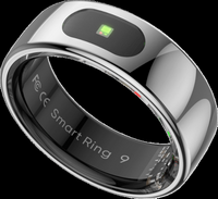 IMIKI - Smart Ring – Waterproof Fitness Tracker w/ Health &amp; Sleep Monitoring, Touch Function – Si...